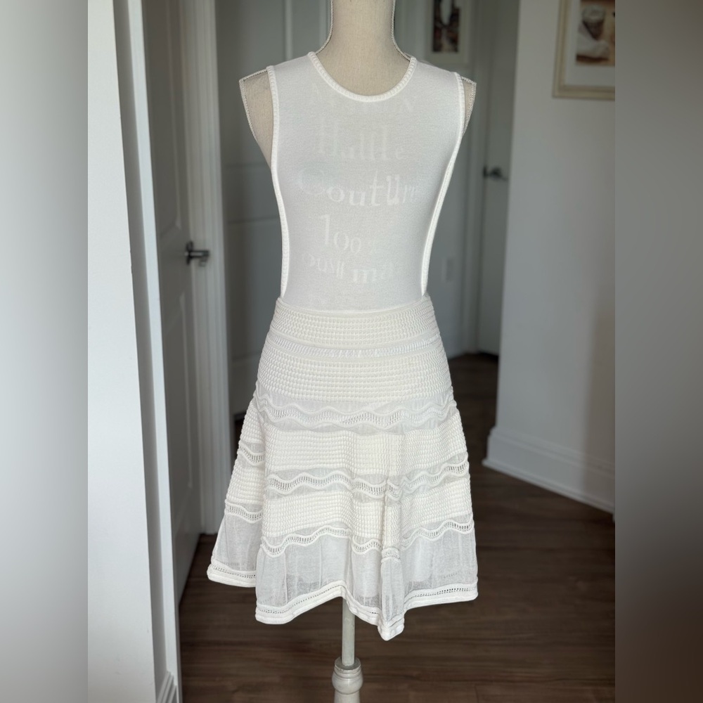 Missoni Cream Sleeveless Mini Dress